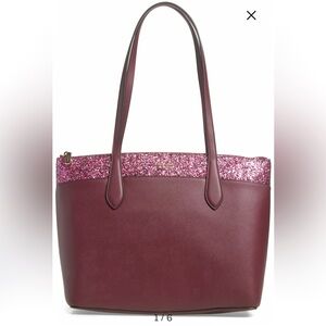 Kate Spade New York Flash Glitter Tote, NWT